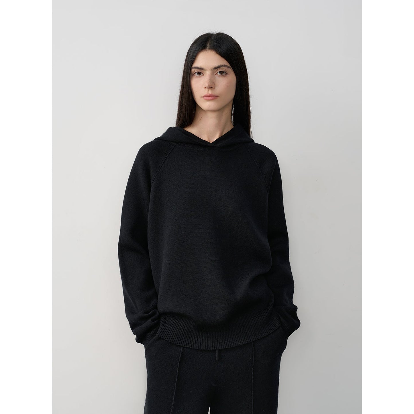 "Urban One" Wool Hooded Knit Outfit