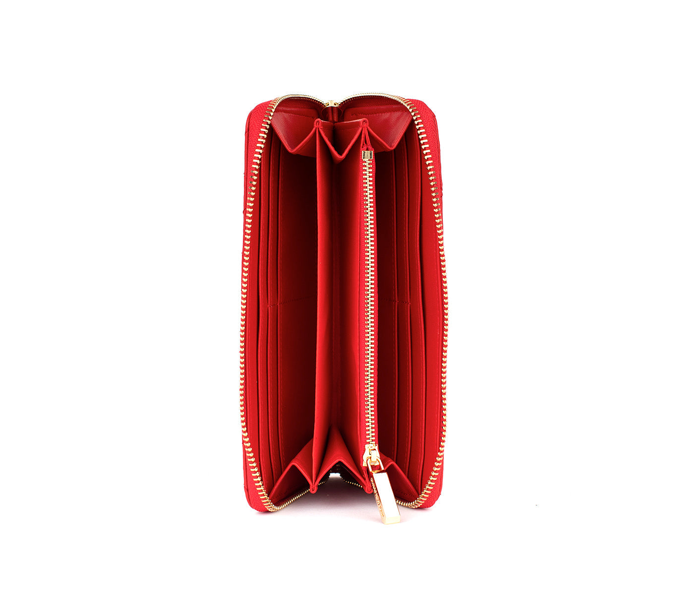 Uptown Quilted - Red Zipper Wallet
