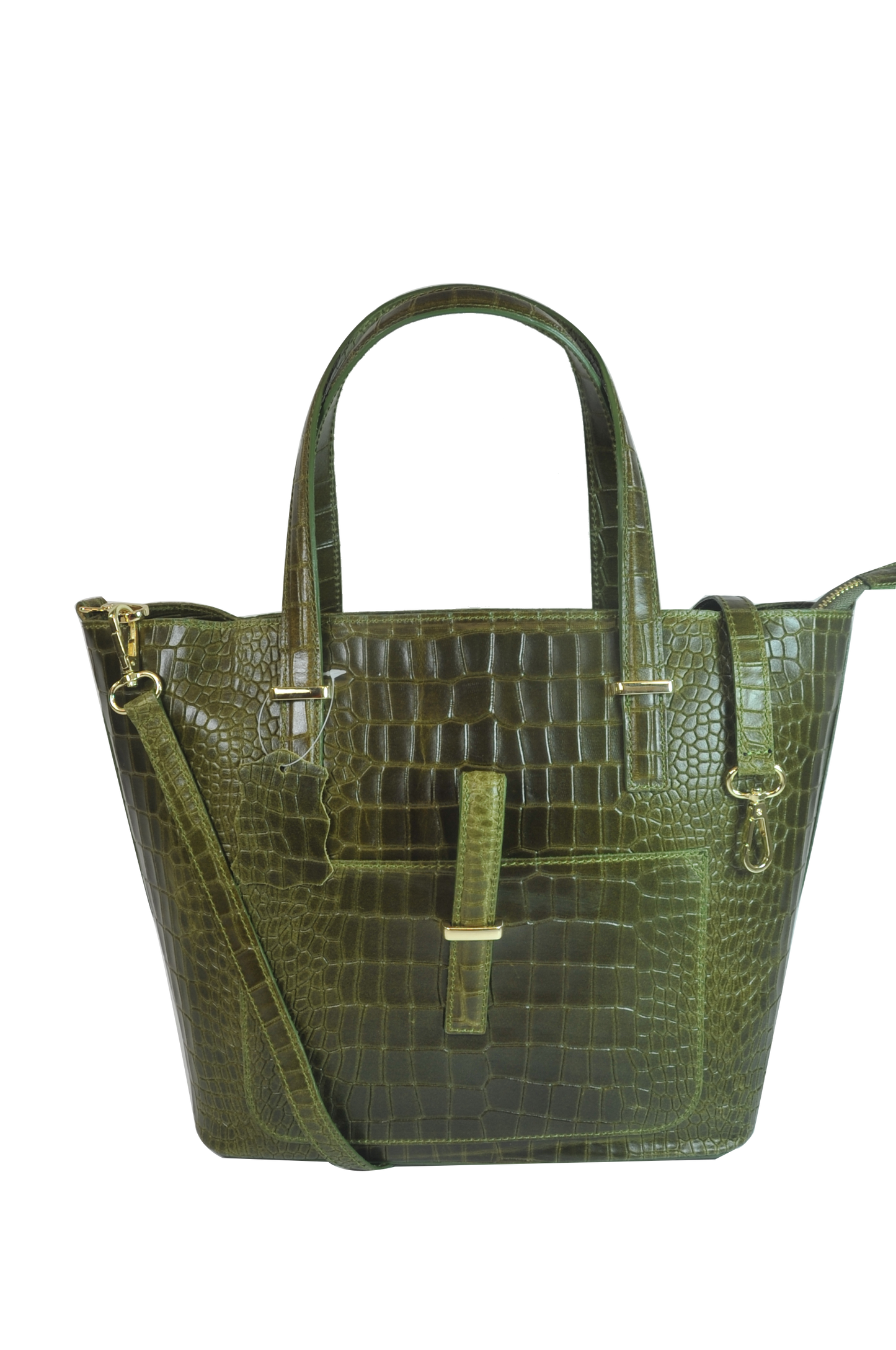 Misty Croci Beau Leather Tote - Made in Italy