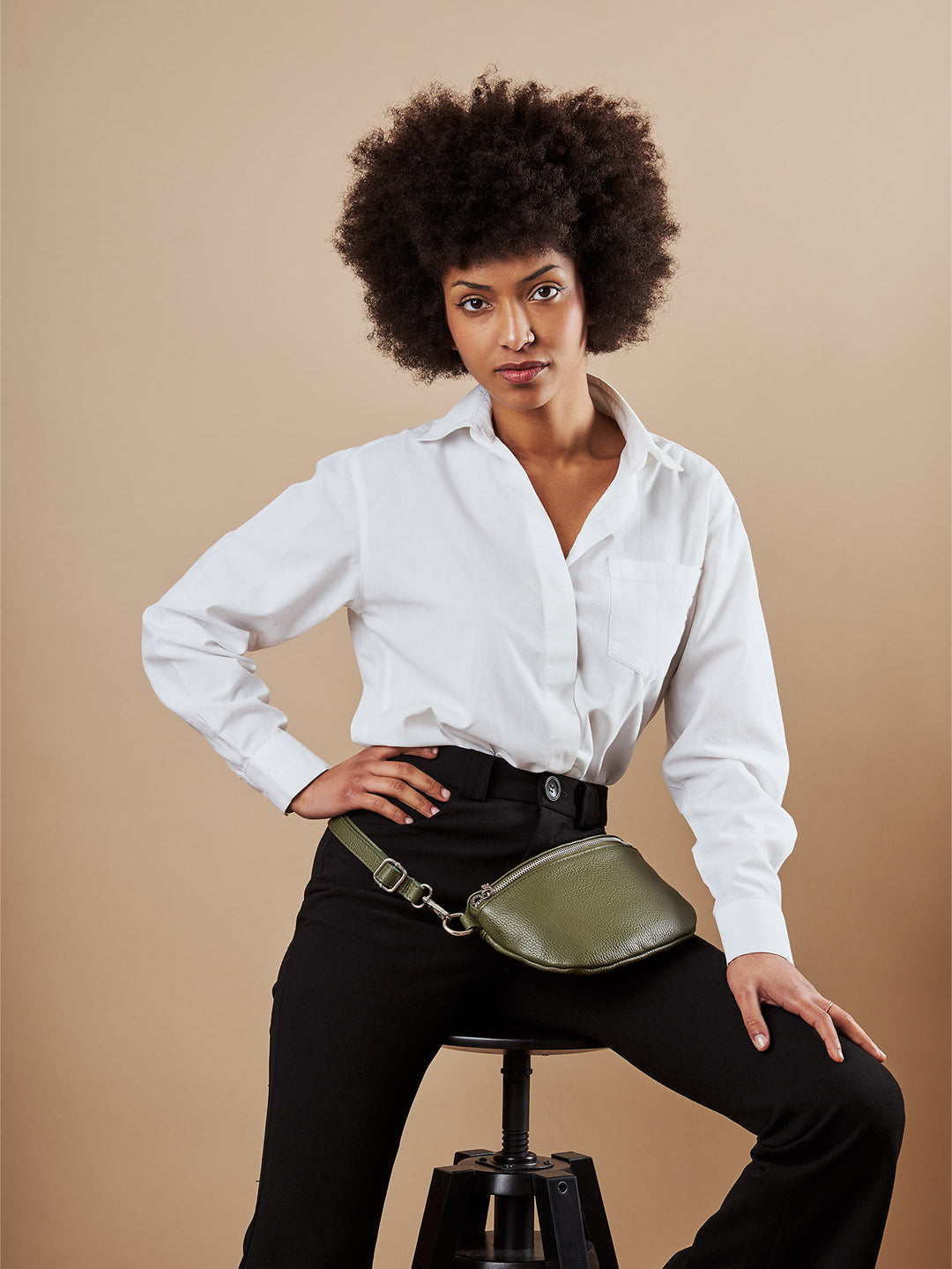 Multi-Way Leather Crossover Small