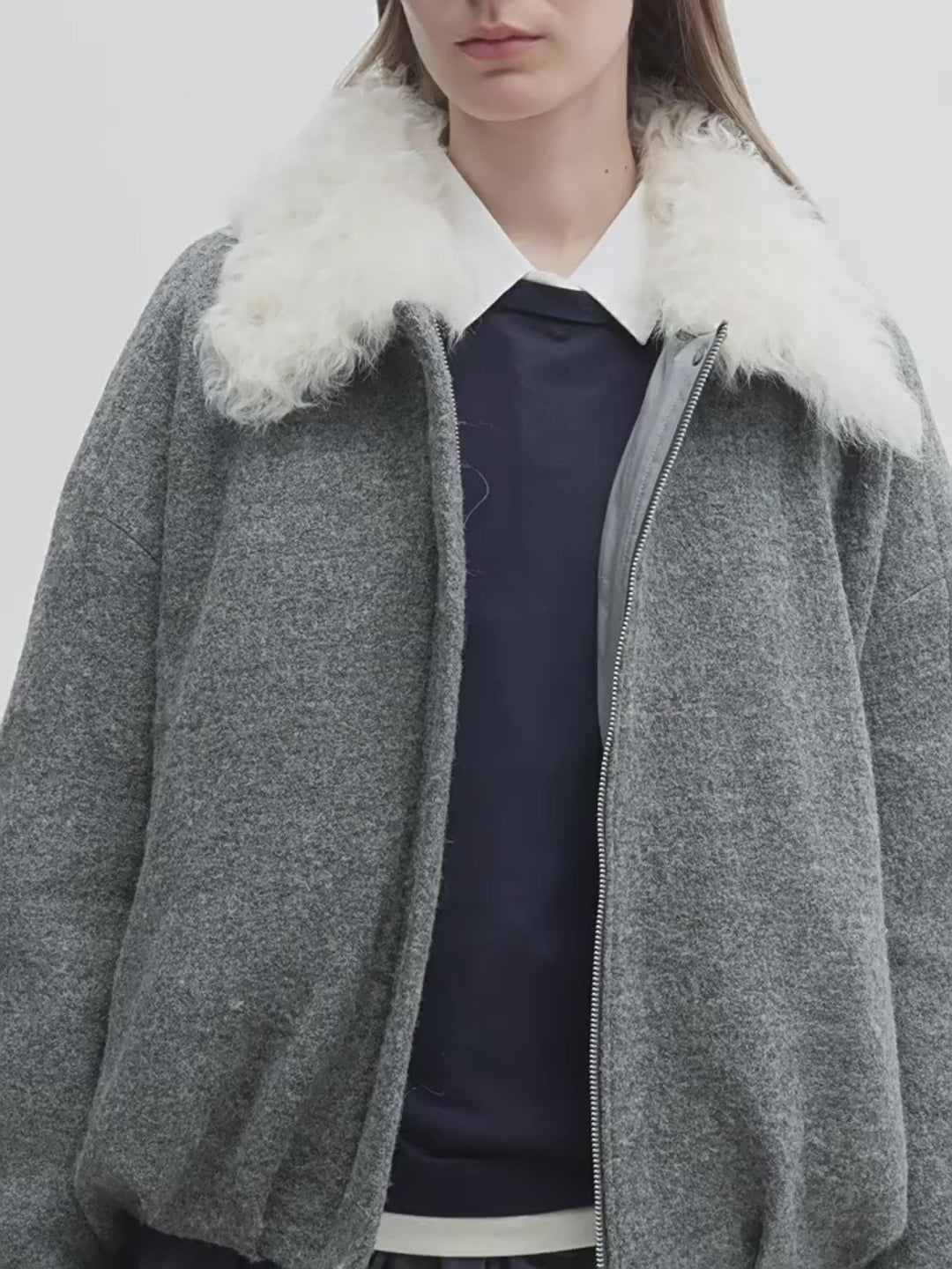 Fireladyfur Women's Parka With Tuscan Fur Collar & Removable Lining"Johnny"