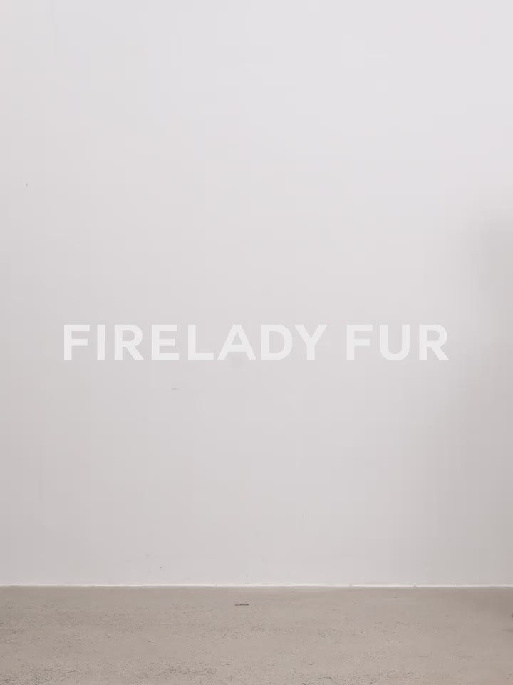 Fireladyfur Warm Short Style Jacket With a Large Fur Hood and Raccoon Fur"Cool and Sharp"
