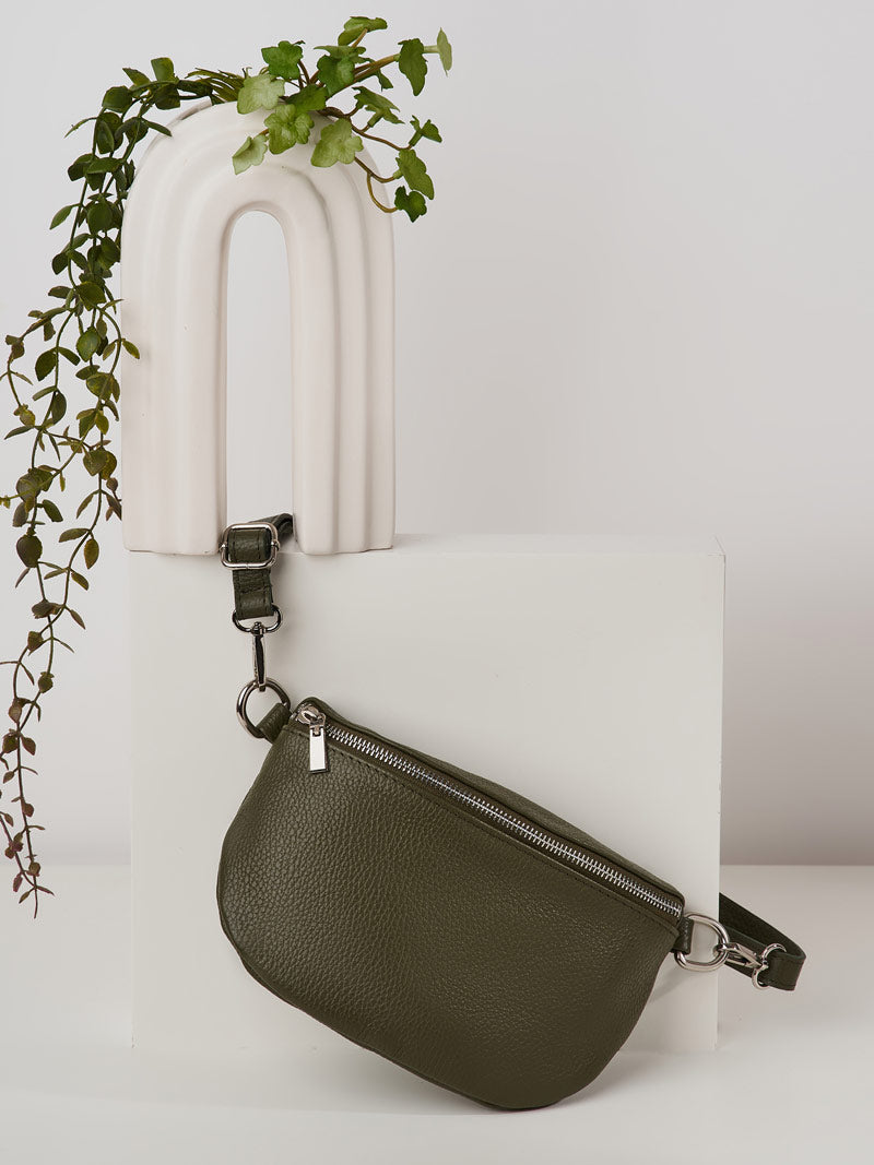 Multi-Way Leather Crossover Large